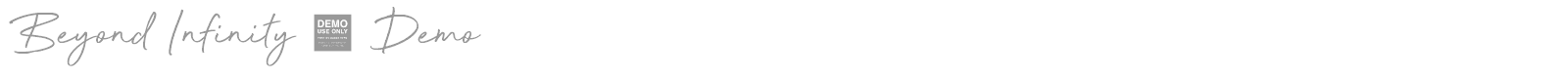 Beyond Infinity font preview